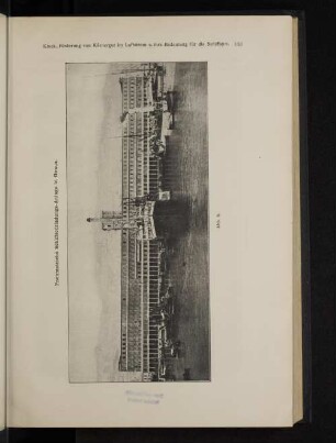 Pneumatische Schiffsentladungs-Anlage in Genua.