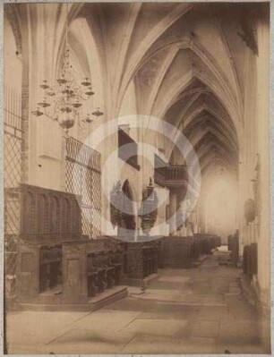 Südliches Seitenschiff der Magdalenenkirche Breslau nach W