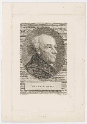 Bildnis des Ad. Friedr. Oeser