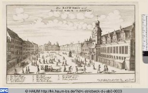 Leipziger Marktplatz mit dem Alten Rathaus