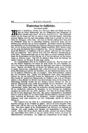 Wandertage im Kyffhäuser