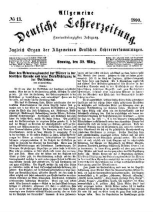 Über den Bedeutungswandel der Wörter in der deutschen Sprache und seine Berücksichtigung in der Volksschule. (Schluß)