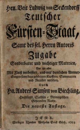 Teutscher Fürstenstaat