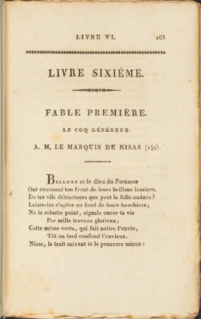 Livre Sixième.