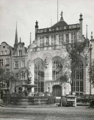 Artushof am Langenmarkt in Danzig