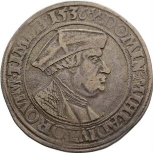 Münze, Taler, 1536