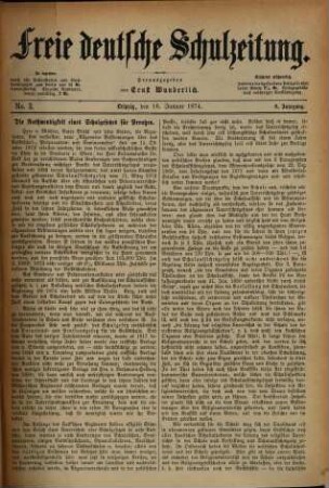 Freie deutsche Schulzeitung. 8. 1874