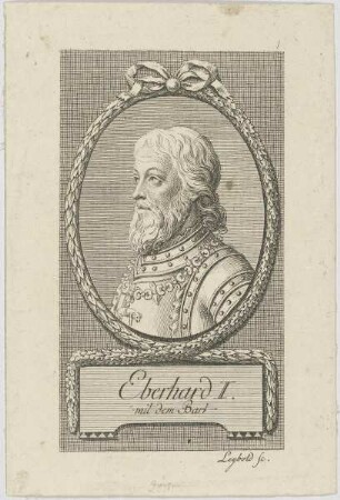 Bildnis des Eberhard I.