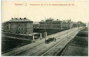 Kamenz. Kasernement des K. S. Infanterie-Regiments No. 178
