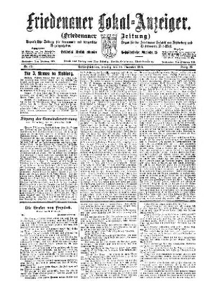 Nr. 276, 25.11.1918