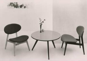 Stuhl "Mod. 713" und Sessel "Mod. 1036" von Gustav Herkströter und Michael Bayer