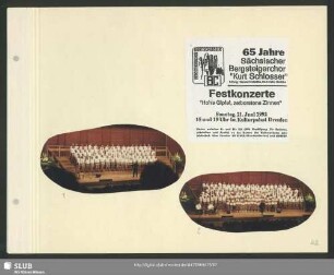 Festkonzerte des Bergsteigerchores anläßlich 65 Jahre Bergsteigerchor. Konzert mit dem Jugendchor des BC und Instrumentalgruppe (Bild 2) : Dirigentin: Annelies Sebastian