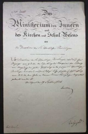 Schenkung des Banquiers von Ludwig