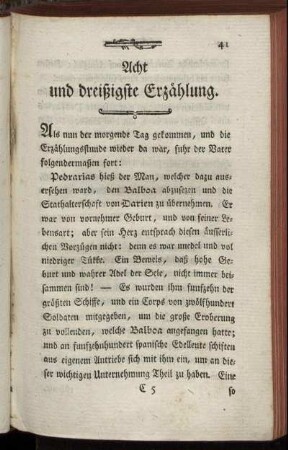 Acht und dreißigste Erzählung.