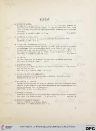 Eisen (Nr. 58-75)