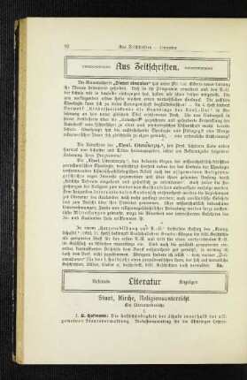 Aus Zeitschriften