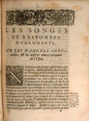 Les songes et responses d'Hydromante