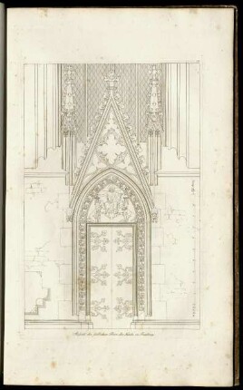 Ansicht der südlichen Thüre der Kirche zu Friedberg