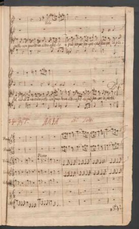 Procris und Cephalus. Einlagen. Arr; S, orch