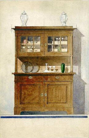 Rosenbauer, Gregor; Möbel und Interieurs - Vitrinenschrank (Perspektive)