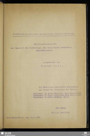 Grundsatzprobleme einer automatischen Datenverarbeitung