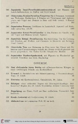 Diverse (Nr. 353-359)