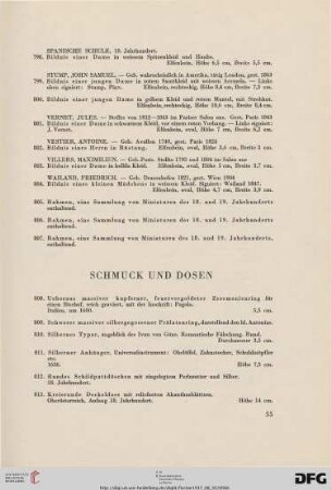 Schmuck und Dosen (Nr. 808-817)