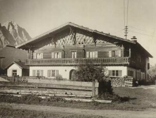 Werdenfelser Land. Bauernhaus (1682) bei Garmisch