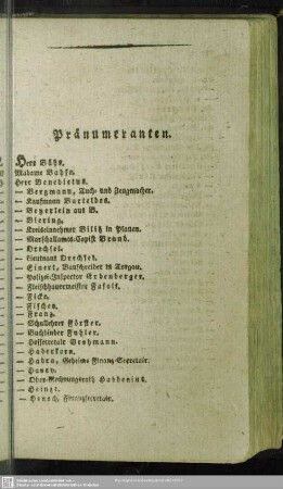 Pränumeranten