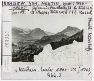 Johann Martin von Rohden: Apenninlandschaft bei Subiaco. Staatliche Kunstsammlungen