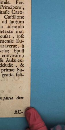 Desiderium panis angelici in angelico iuvene exhibitum a Grammatica anglipolitana M. Majo a 1758