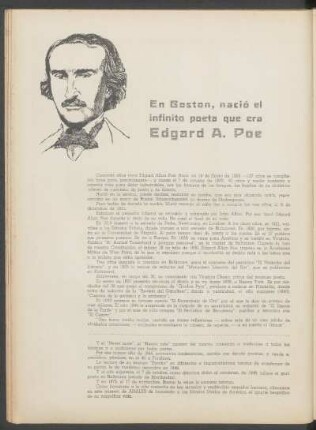 En Boston, nació el infinito poeta que era Edgar A. Poe