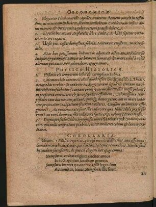 Physico-Historicae.