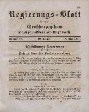 Nr. 18 : 8. Mai 1851