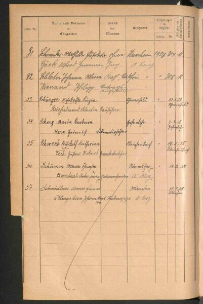 Standesamtsbuch der Stadt Aschaffenburg: Register Eheschließungen 1927 - 1929