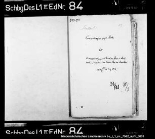 Schuldensachen des Berndt von Reden