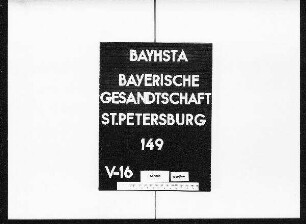 Erteilung von bayerischen Patenten an Ausländer