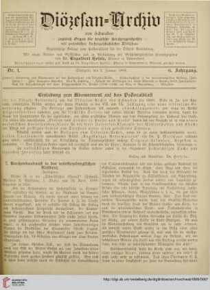 Einladung zum Abonnement auf das Pastoralblatt