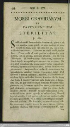 Morbi Gravidarum Et Parturientium
