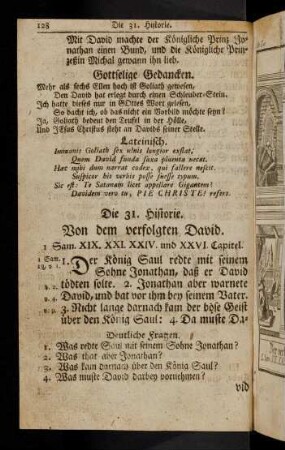 128-133, Die 31. Historie