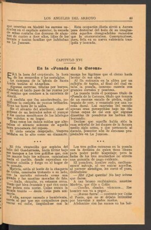 Capítulo XVI : En la "Posada de la Corona"