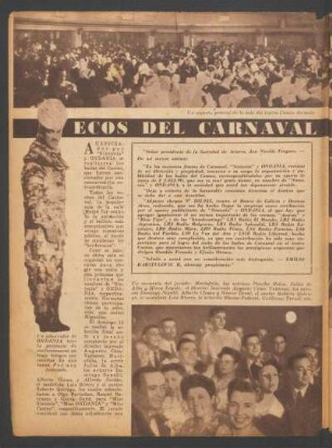 Ecos del Carnaval en el Casino