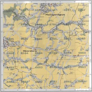 Stadtkarte Düsseldorf in 16 Blättern, Blatt 6482