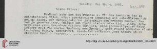 Heid. Hs. 3820,388: Brief Emil Lasks an seine Eltern