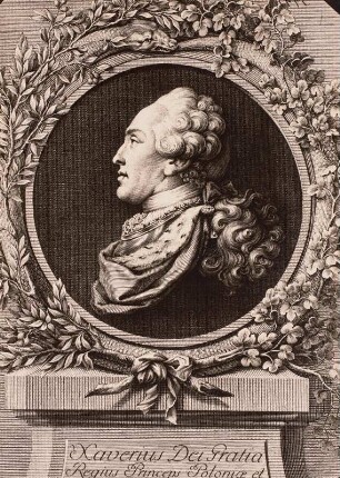 Bildnis des Prinzen Franz Xaver von Sachsen im Profil