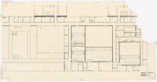 Chemische Institute der Universität Köln: Hörsäle Grundriss UG, 1:100