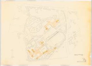 Grünflächen am Schulzentrum, Hilden: Lageplan 1:1000 (Zeichnung des Architekten)