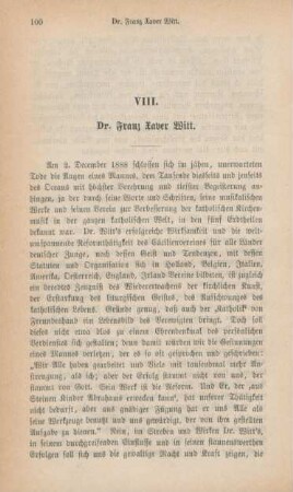 100-108 Dr. Franz Xaver Witt