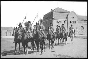 Bautzen. 3. Husaren-Regiment, Abteilung auf dem Marsch