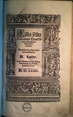 Das alte Testament : Deutsch. 1
